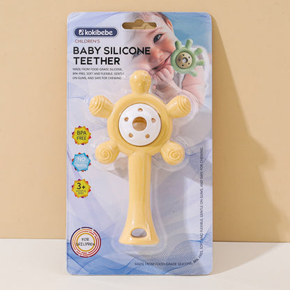 Baby Teething Gel Cartoon Rattle Toy