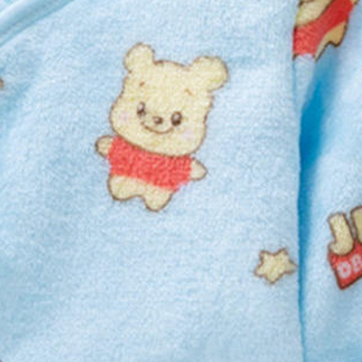 2 Pieces Baby Clothes Warm Flannel Cute Pentagram Bear Pattern Pajamas Set for Autumn and Winter