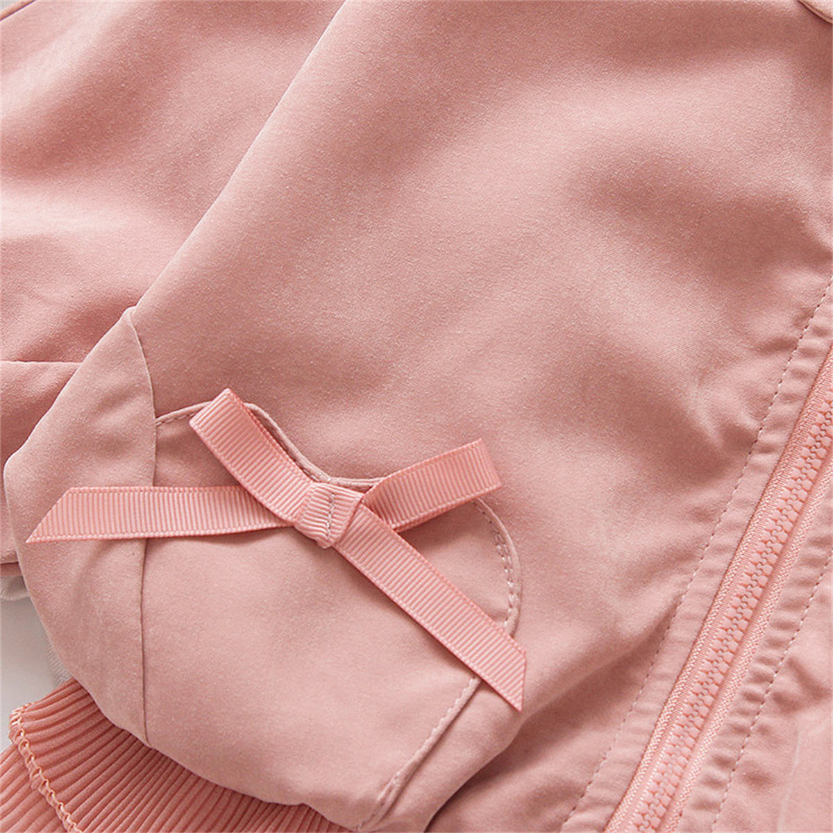 Girls' zip-up jacket