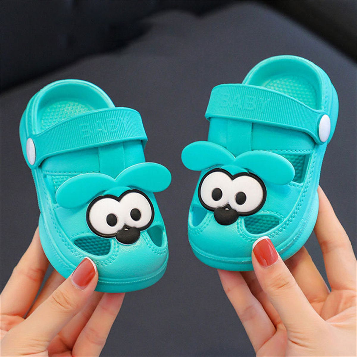 Cute bear soft bottom non-slip home bathroom slippers