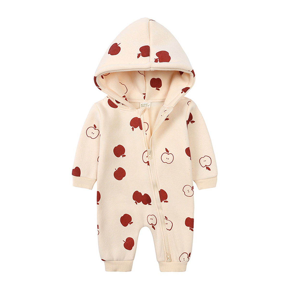 Baby hooded romper long sleeve fleece clothes