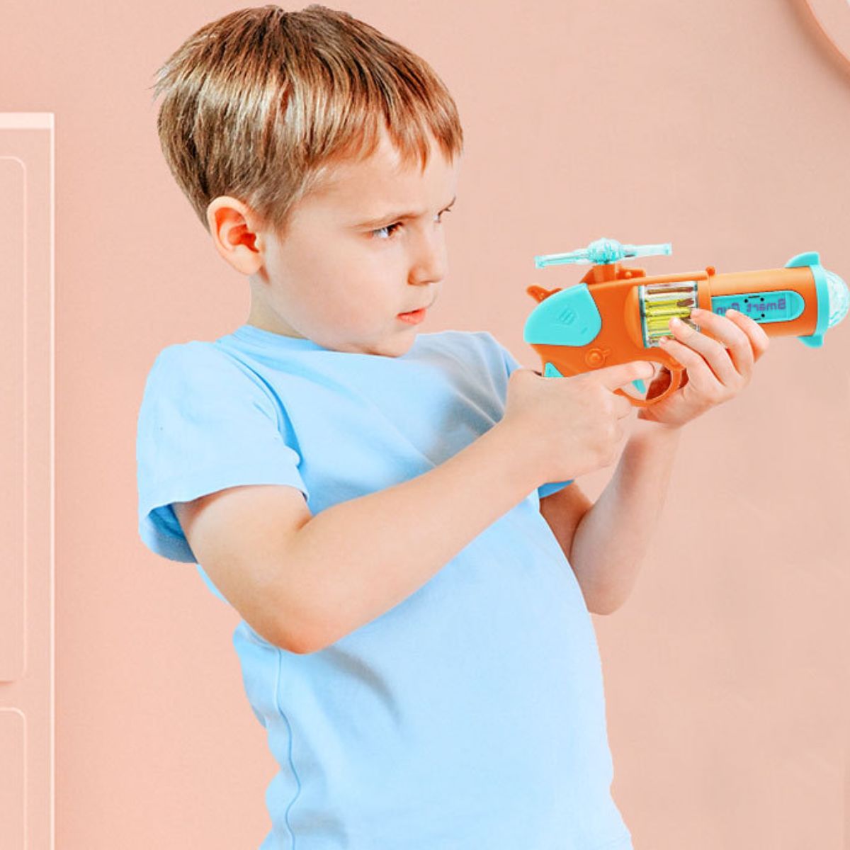 Space projection luminous toy gun