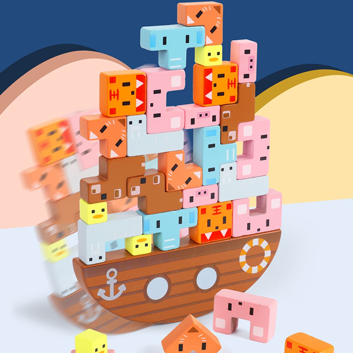 Animal balance stacking