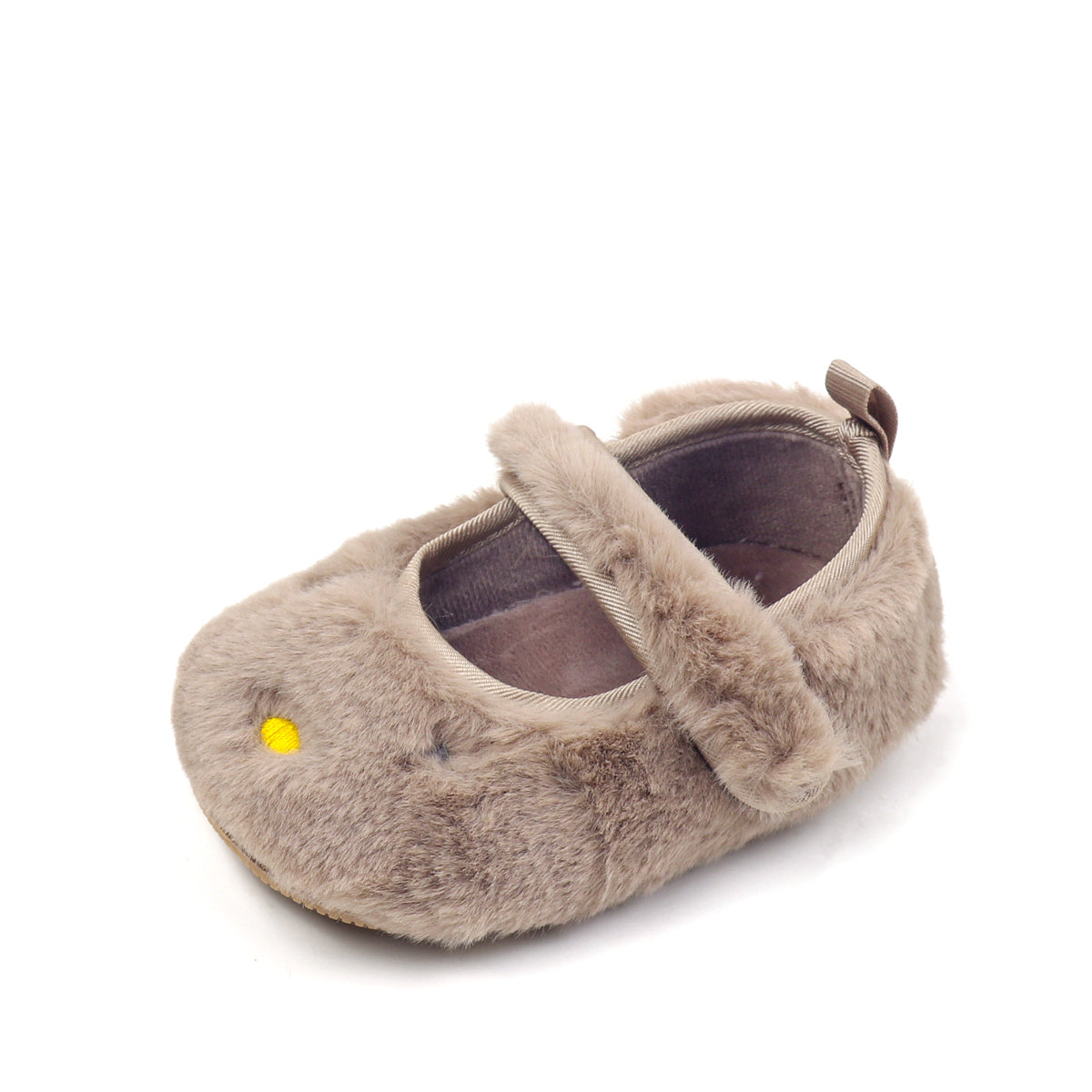 Baby Princess Shoes Plush Non-slip Soft Rubber Sole