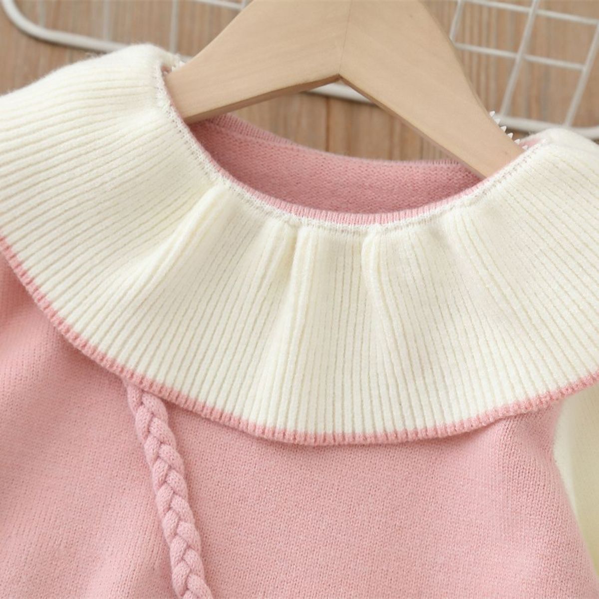 Girls sweater dress autumn and winter new backpack cute skirt