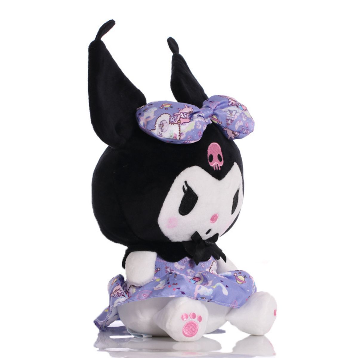 Cute 2D Sanrio Kuromi Plush Toy