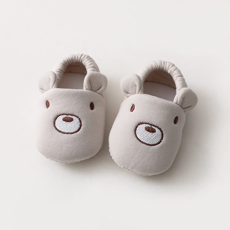 Spring and autumn new baby shoes and socks floor shoes baby toddler socks non-slip children's floor socks short tube shoes socks