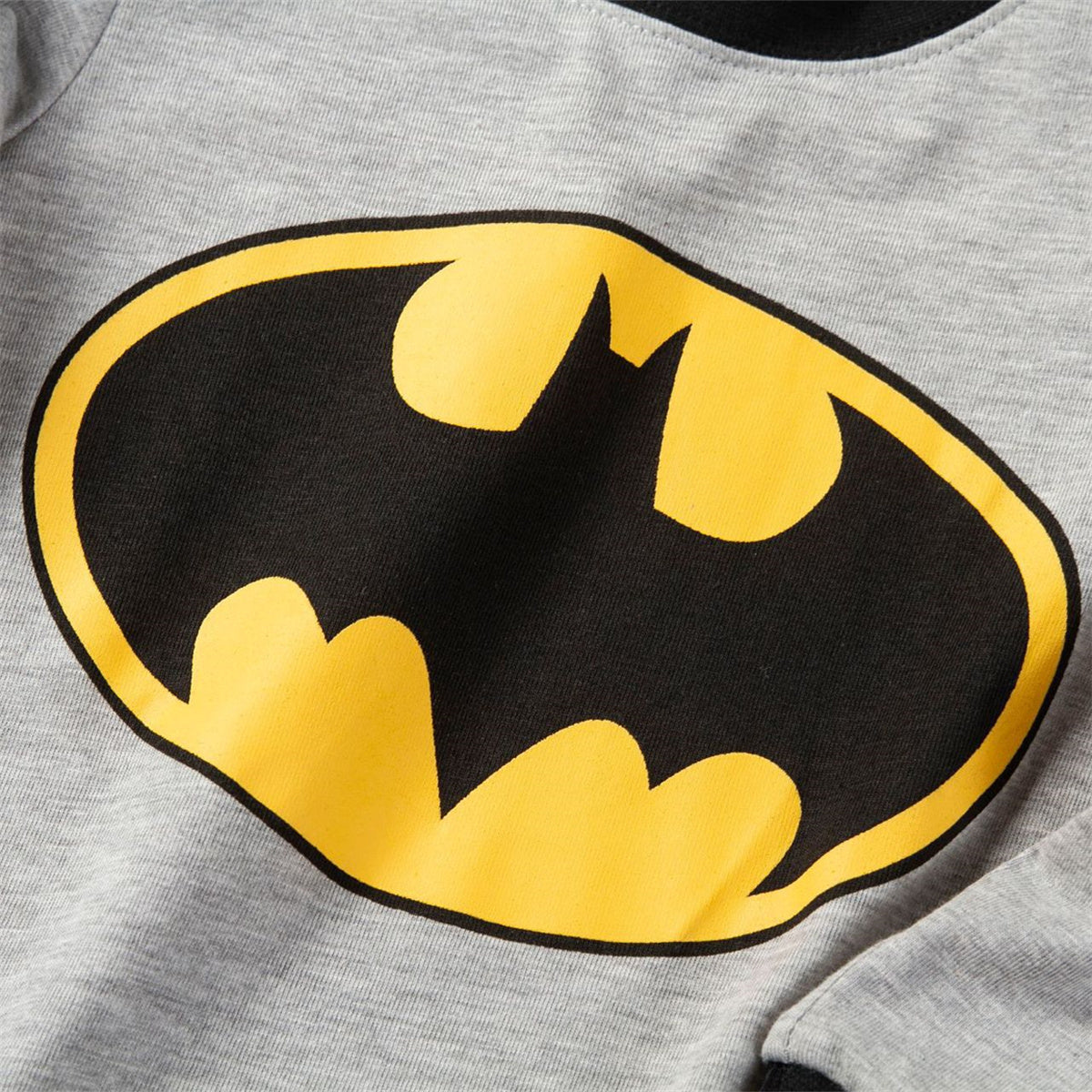 Boys' cotton long-sleeved printed Batman hero autumn and winter home wear suit