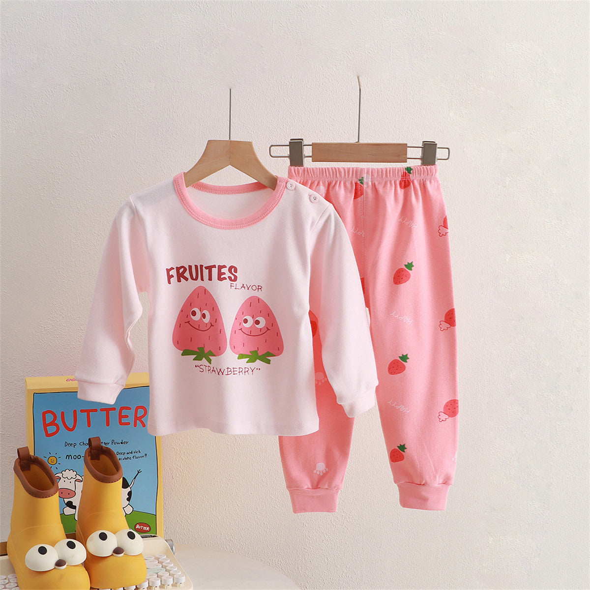 Children's home clothes underwear set pajamas autumn and winter long sleeves