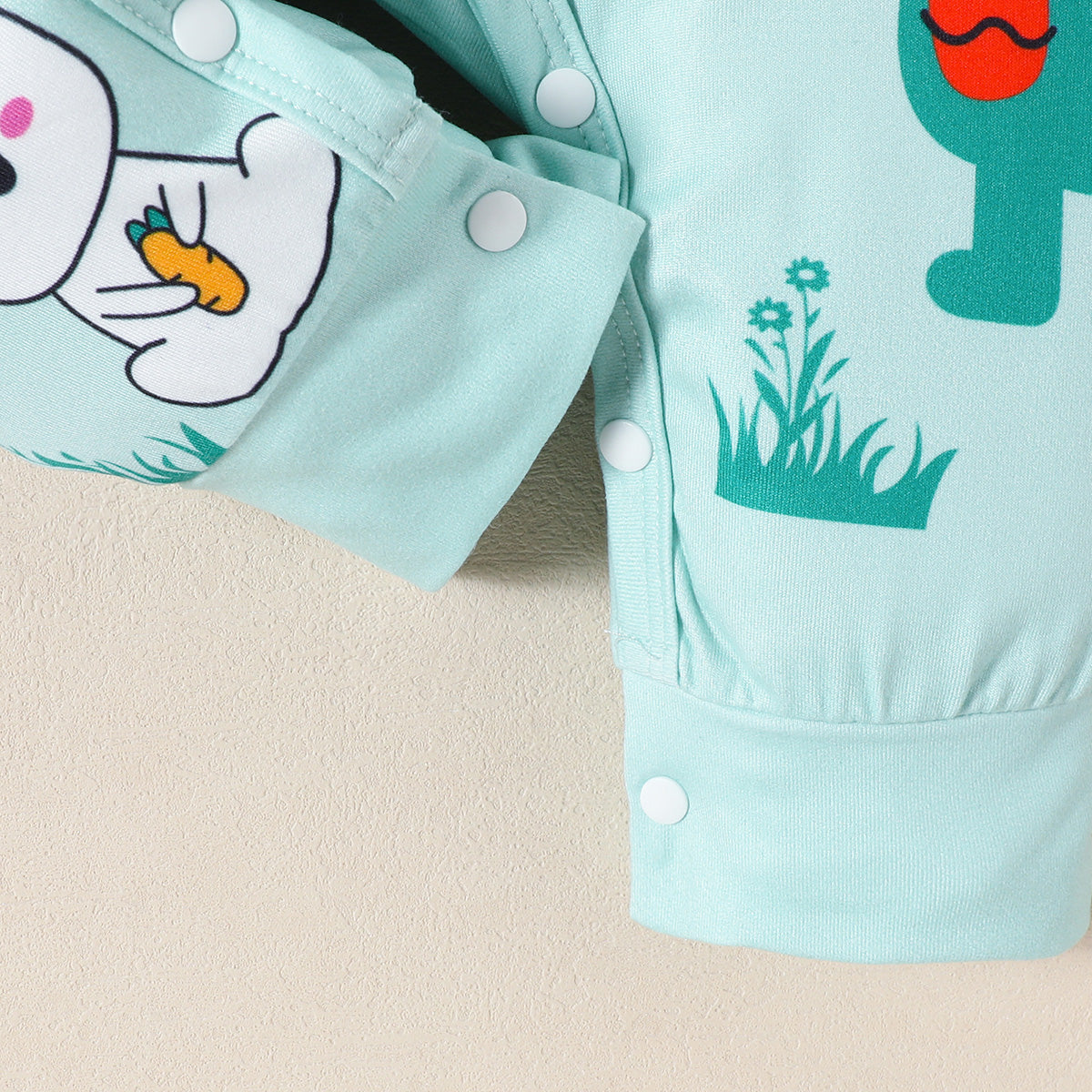 Infant and toddler jumpsuits for spring and autumn. Cartoon animal patterned baby boys' comfortable jumpsuits