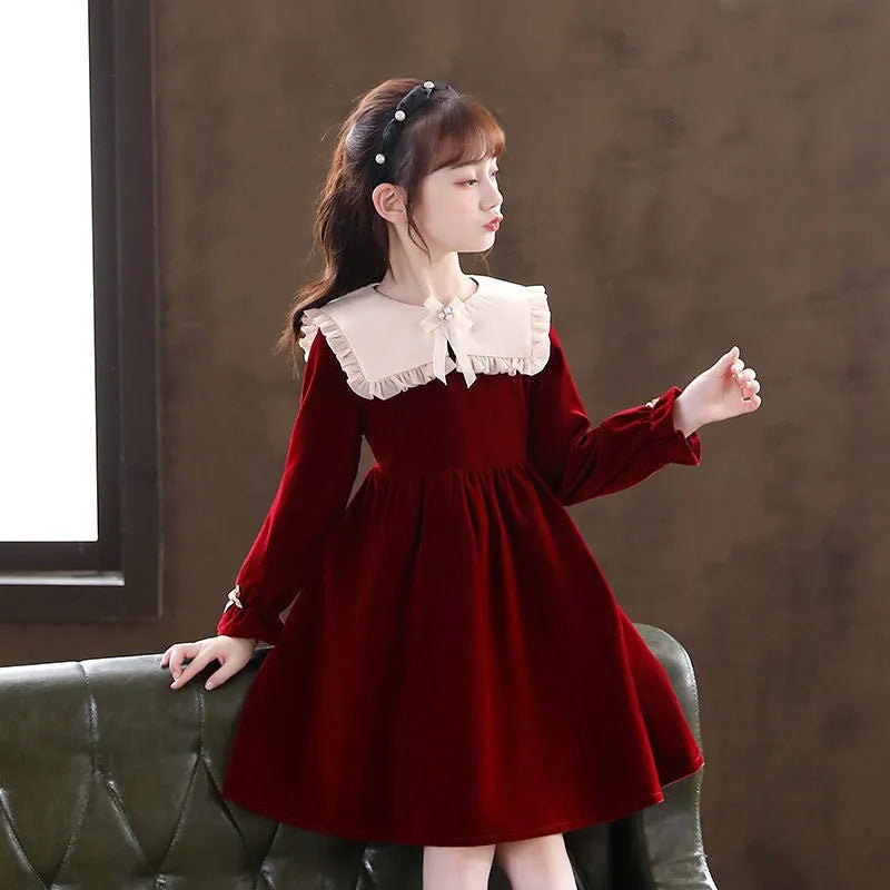 autumn and winter long sleeve dress