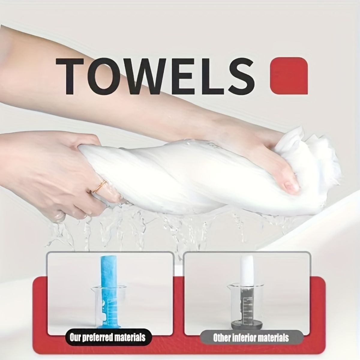 Disposable portable compressed towel individually packaged in box with colored face wash towel